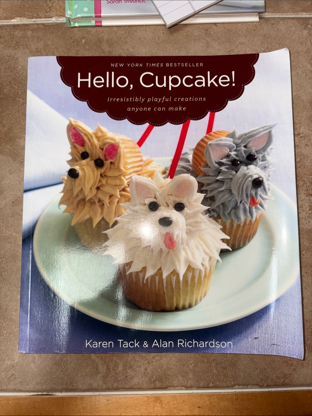 Hello, Cupcake! Dog Cupcake Decorating Book - White, Tan, Gray